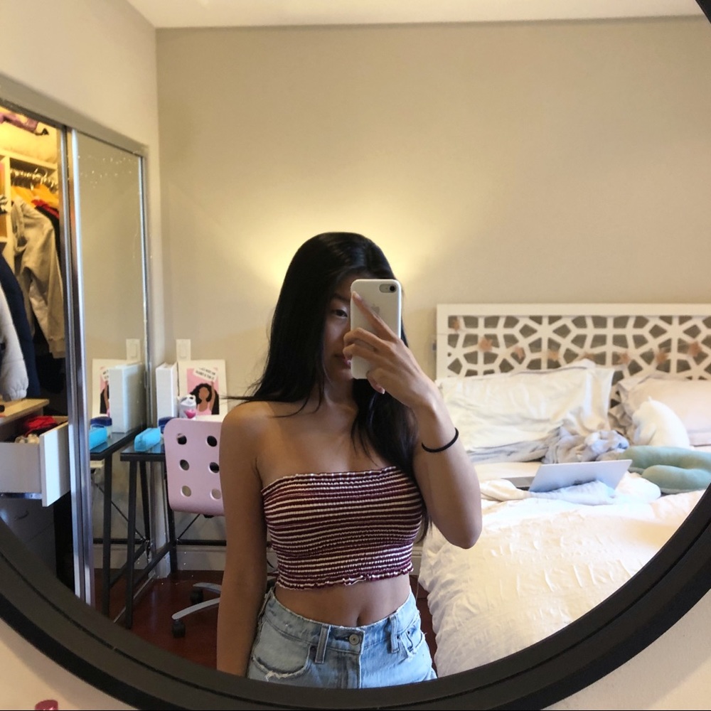 Brand New Textured Tube Top